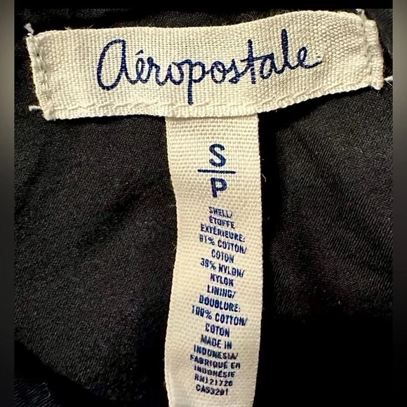 Aeropostale Cotton Little Black Lace Lined dress in size S/P Party Dress - Picture 9 of 9